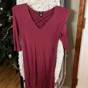 Dress with Criss cross in front